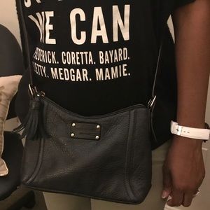 KATESPADE crossbody bag with tassel &gold hardware